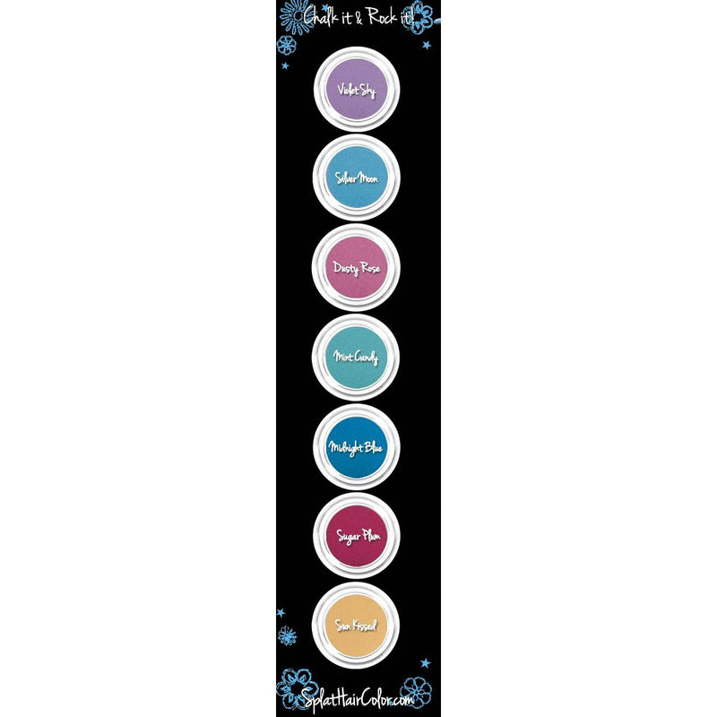 Splat Hair Chalk - Silver Moon