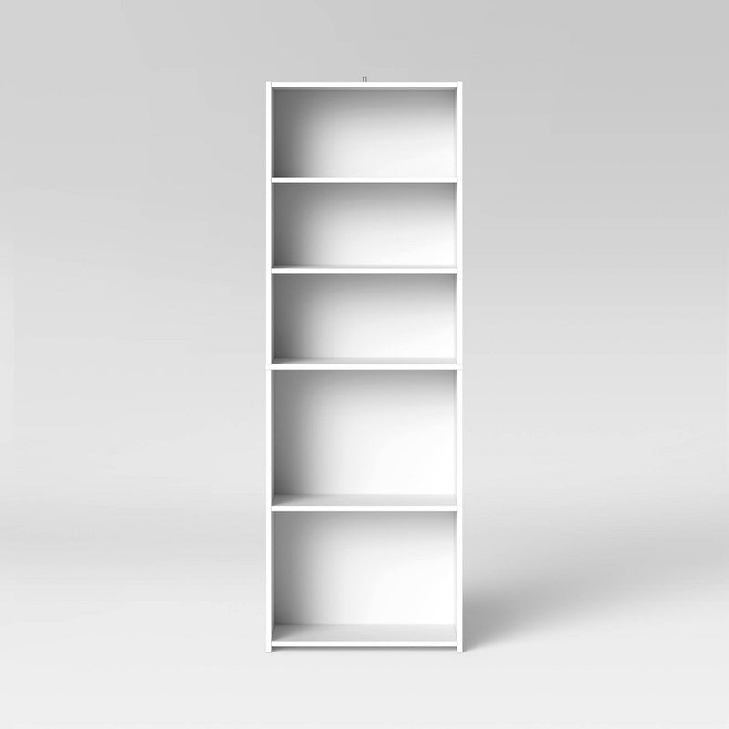 5 Shelf Bookcase White - Room Essentials (LOCAL PICKUP ONLY)