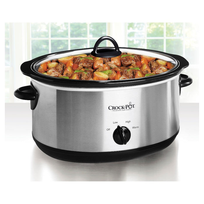 Crock-Pot 7qt Manual Slow Cooker - Silver SCV700-SS