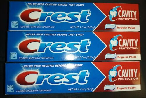 Crest Cavity Protection Toothpaste, Regular Paste, 5.7 oz, 8.550 Lb