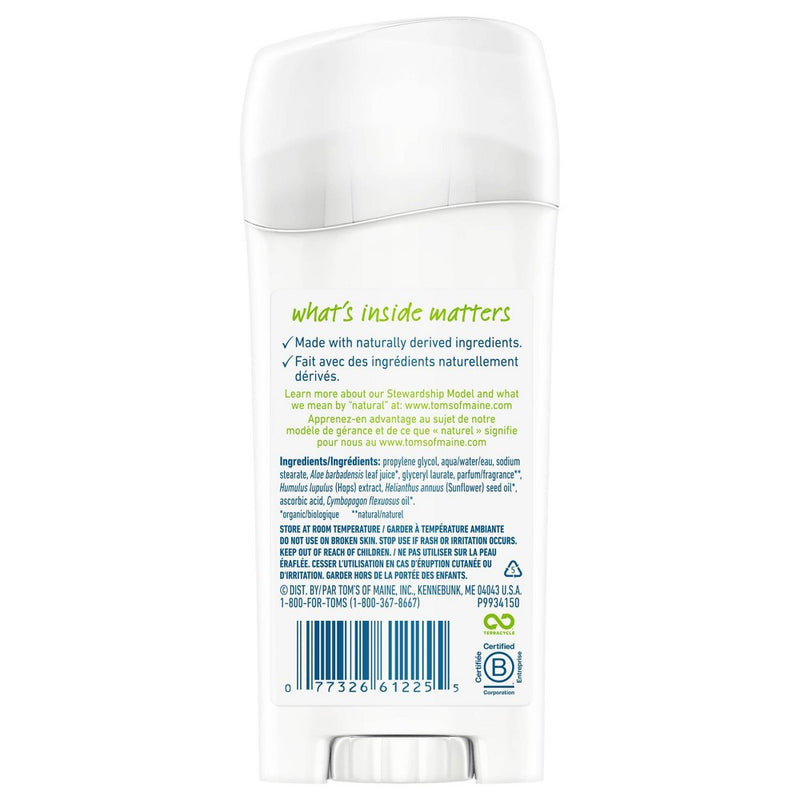 Tom's of Maine Long Lasting Deodorant Lavender - 2.25oz