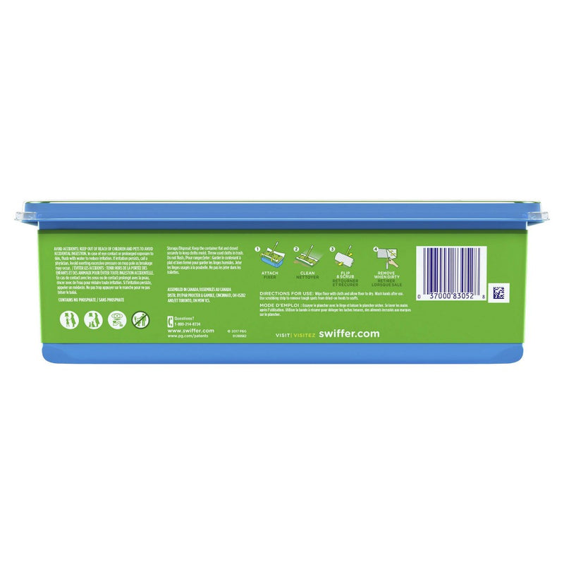 Swiffer Sweeper Wet Mopping Cloths with Gain Scent - 24ct+
