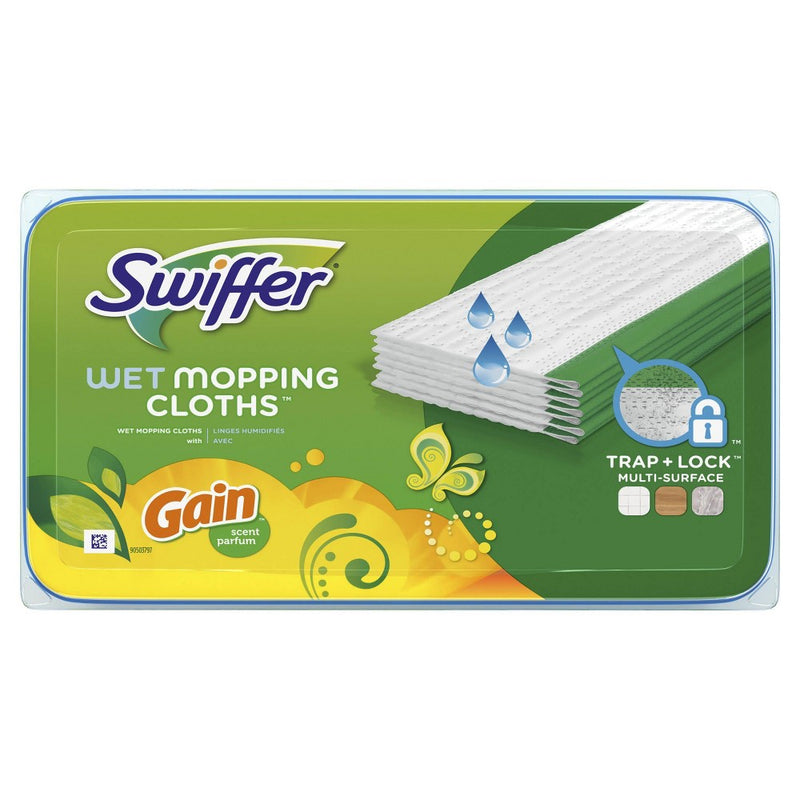 Swiffer Sweeper Wet Mopping Cloths with Gain Scent - 24ct+
