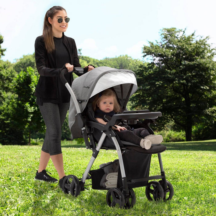 Jeep By Delta Children Unlimited Reversible Handle Stroller - Gray Tweed (LOCAL PICKUP ONLY)