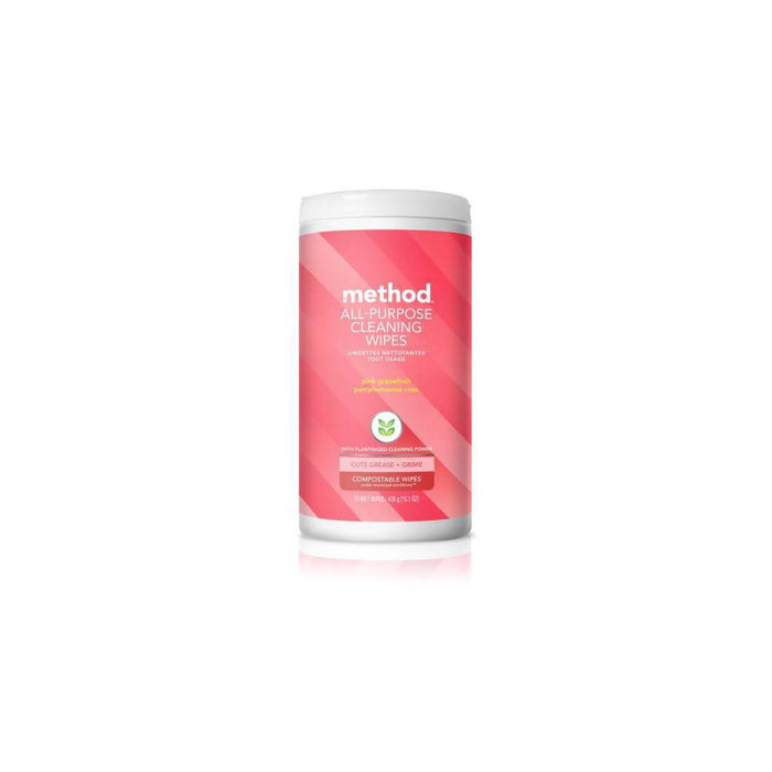 Method All Purpose Wipes Pink Grapefruit - 70ct
