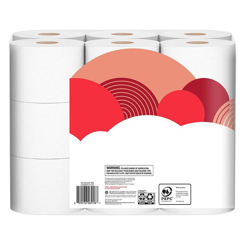 Premium Ultra Strong Toilet Paper - 18 Mega Rolls - up & up