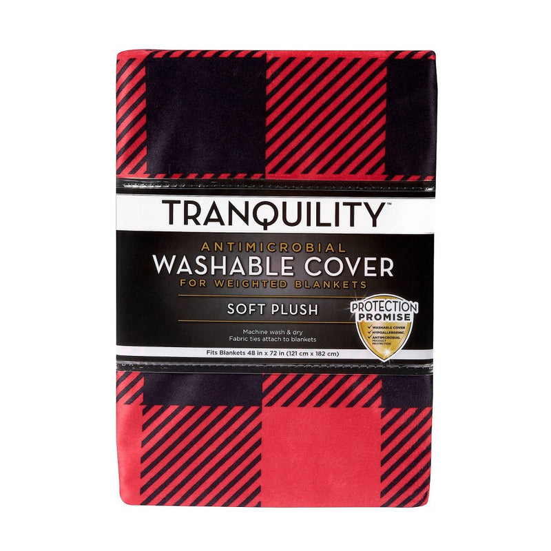 48" x 72" Cover for Weighted Blanket Buffalo Check - Tranquility
