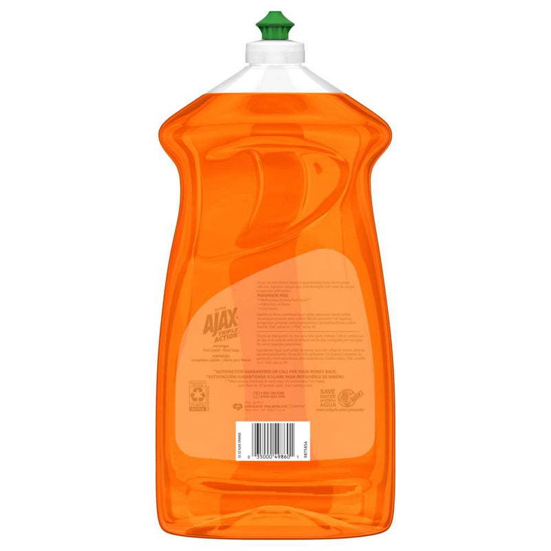 Ajax Ultra Triple Action Liquid Dish Soap - Orange - 52 fl oz