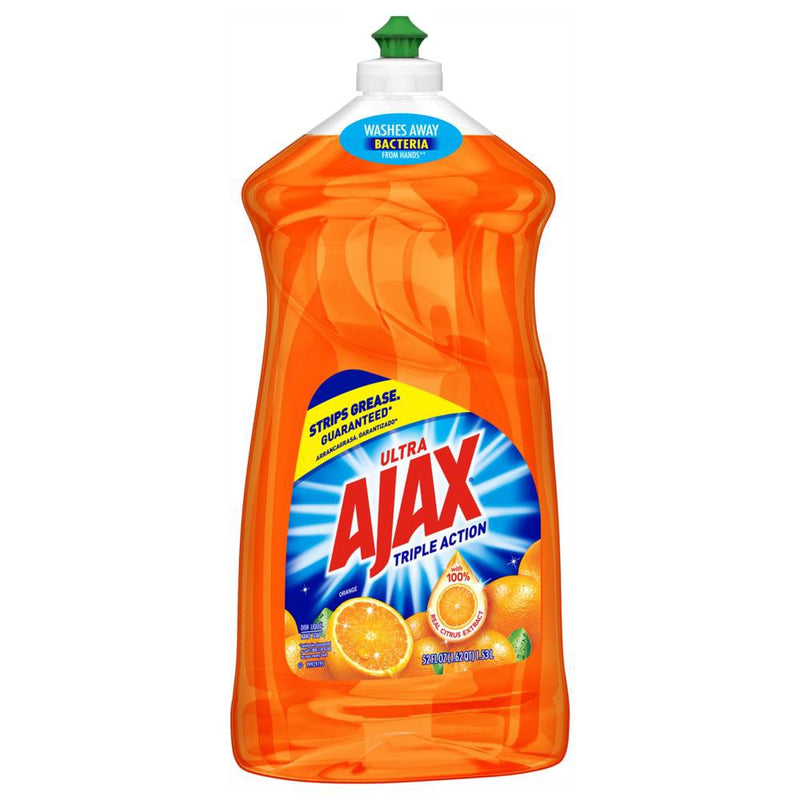 Ajax Ultra Triple Action Liquid Dish Soap - Orange - 52 fl oz