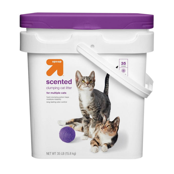 Scented Clumping Cat Litter - 35lbs - up & up3 (LOCAL PICKUP ONLY)