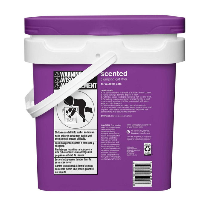Scented Clumping Cat Litter - 35lbs - up & up3 (LOCAL PICKUP ONLY)