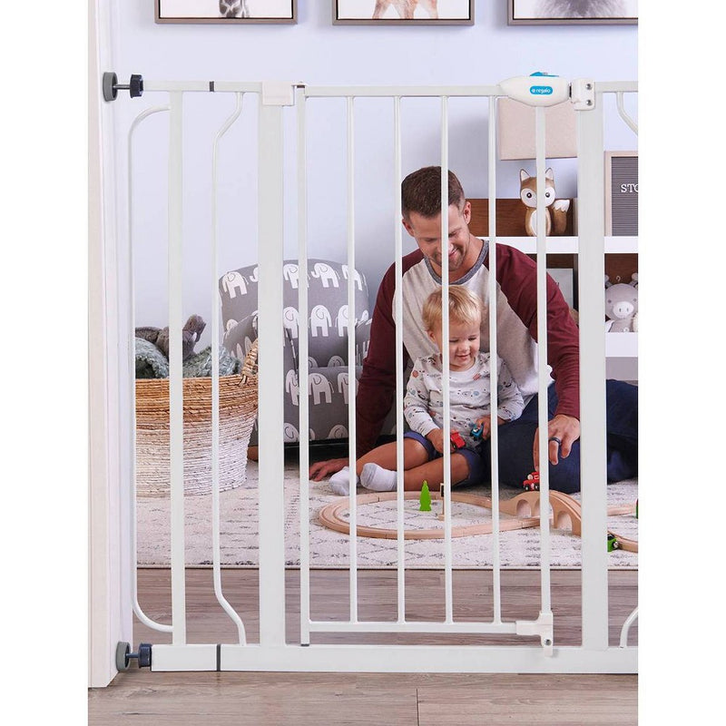 Regalo Wall Safe Extra Tall Walk Through Safety Gate (LOCAL PICKUP ONLY)