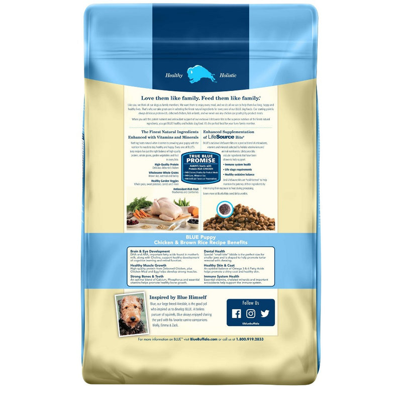 Blue Buffalo Life Protection Chicken & Brown Rice Recipe Puppy Dry Dog Food - 15lbs (LOCAL PICKUP ONLY)
