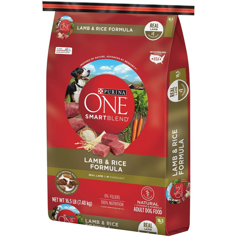 Purina ONE SmartBlend Lamb & Rice Formula Adult Dry Dog Food - 16.5lbs (LOCAL PICKUP ONLY)