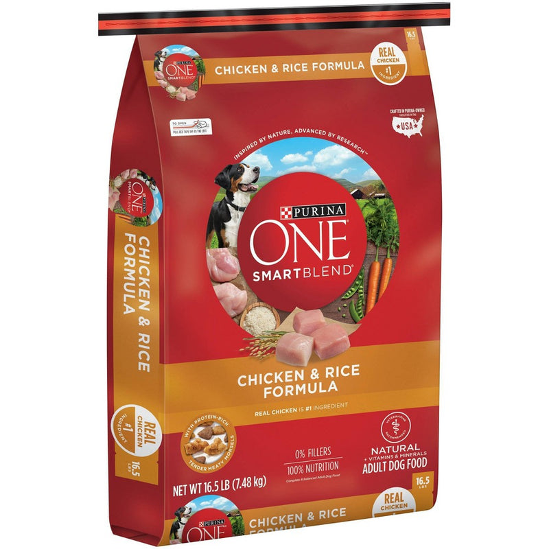 Purina ONE SmartBlend Chicken & Rice Formula Adult Dry Dog Food - 16.5lbs (LOCAL PICKUP ONLY)