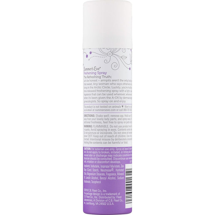 Summer's Eve Ultra Feminine Freshening Spray - 2oz