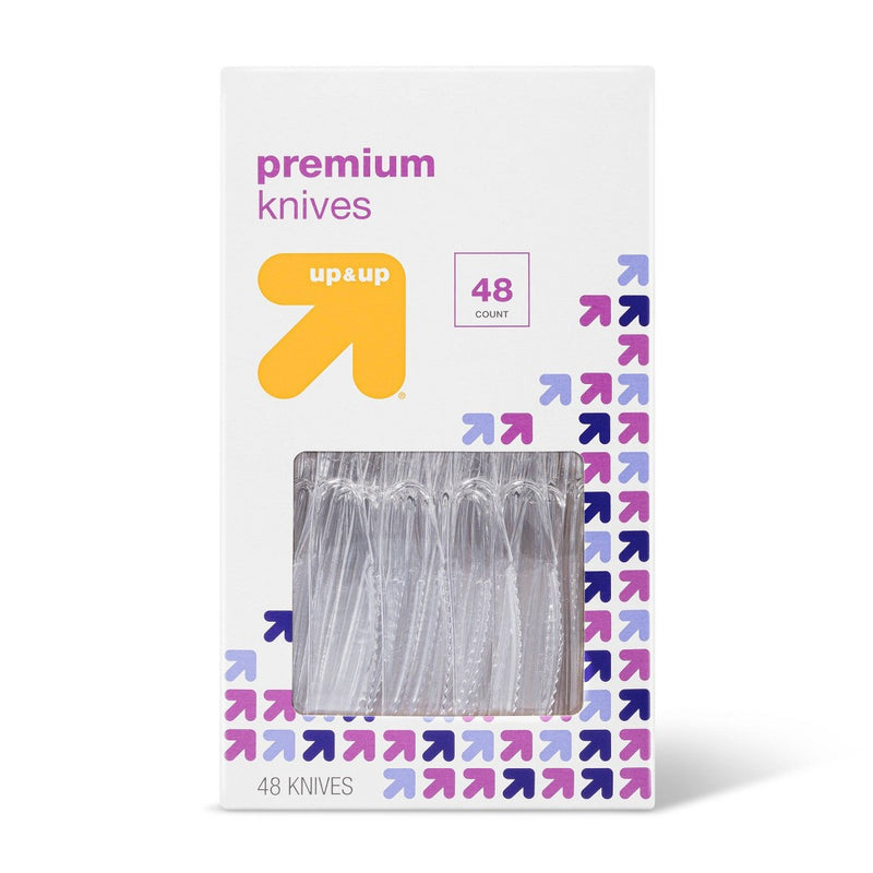 Premium Plastic Knives - 48ct - up & up