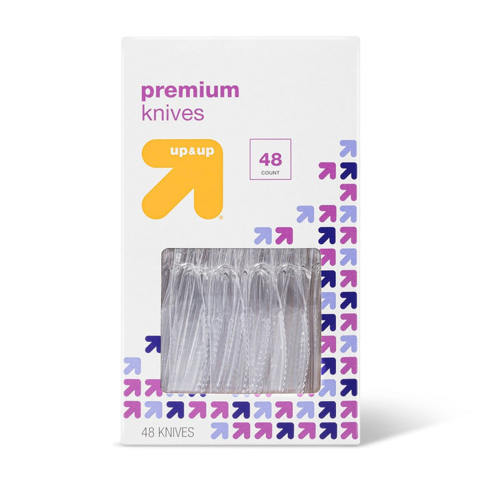 Premium Plastic Knives - 48ct - up & up