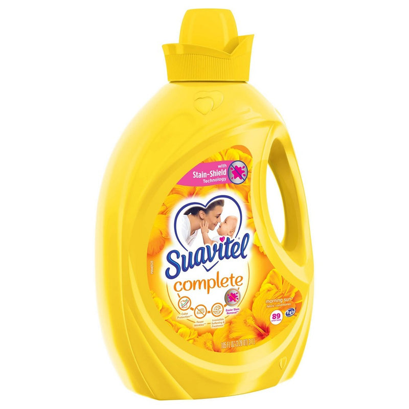 Suavitel Complete Scented Liquid Fabric Softener and Conditioner - Morning Sun - 105 fl oz