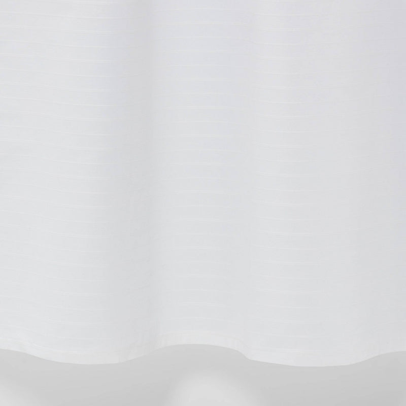 Woven Stripe Shower Curtain White - Threshold