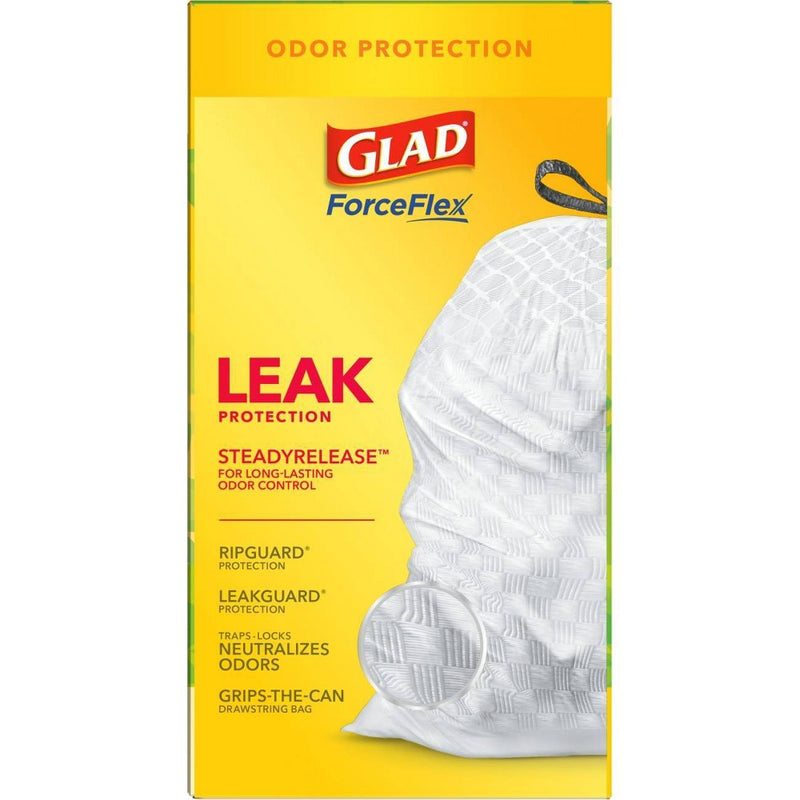 Glad Tall Kitchen Drawstring Trash Bags OdorShield 13 Gallon - Gain Original with Febreze Freshness - 100ct