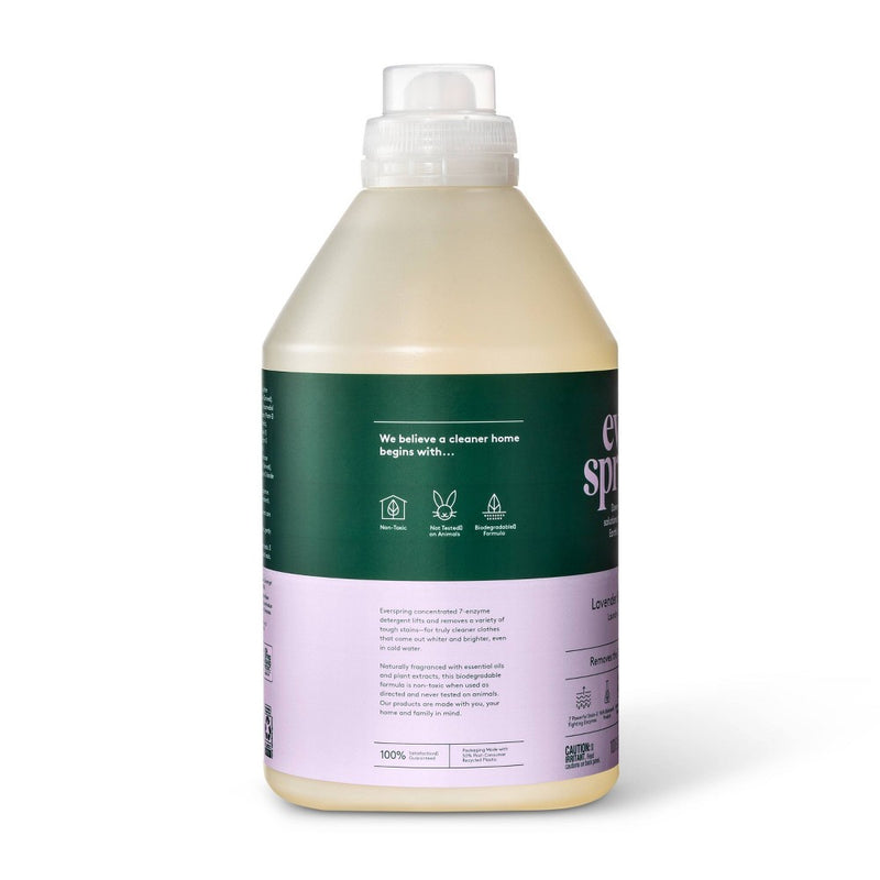 Lavender & Bergamot Liquid Laundry Detergent - 100 fl oz - Everspring