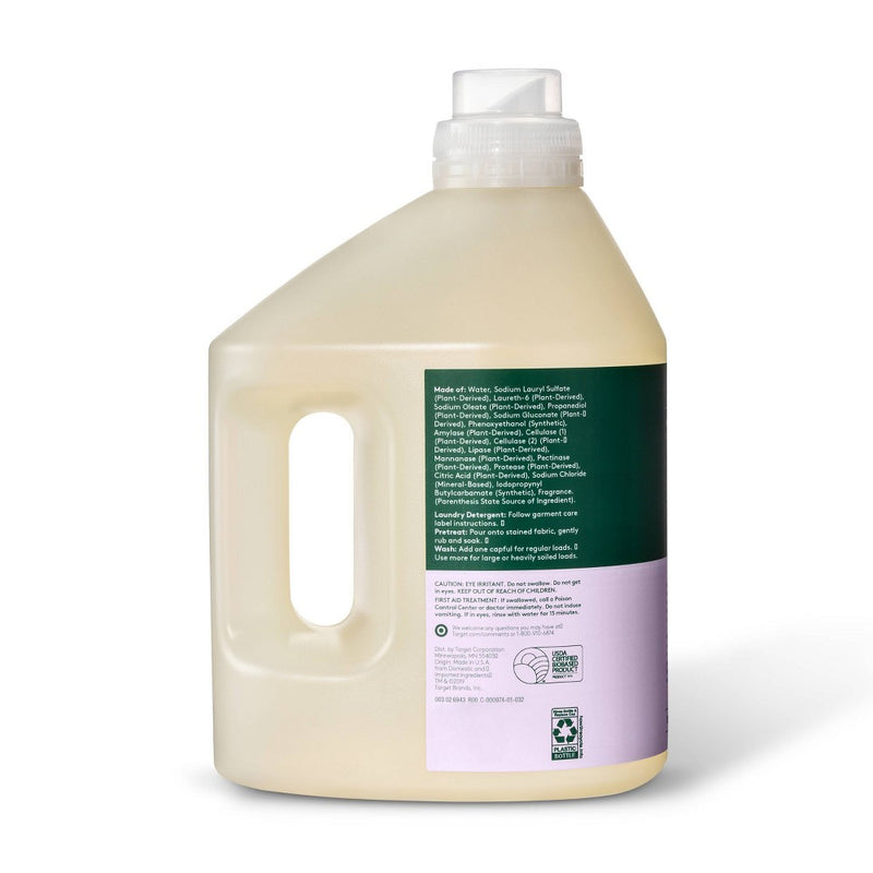 Lavender & Bergamot Liquid Laundry Detergent - 100 fl oz - Everspring