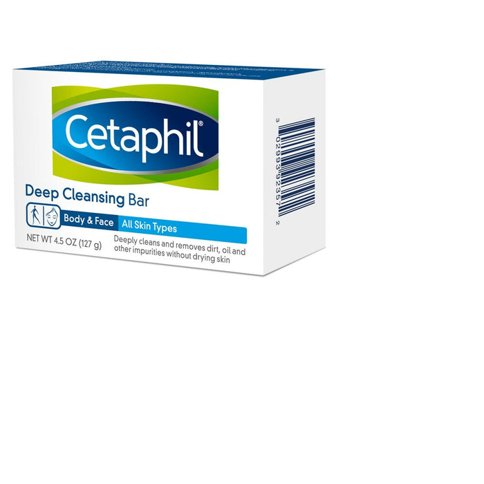 Cetaphil Deep Cleansing Bar Soap - 3pk - 4.5oz each