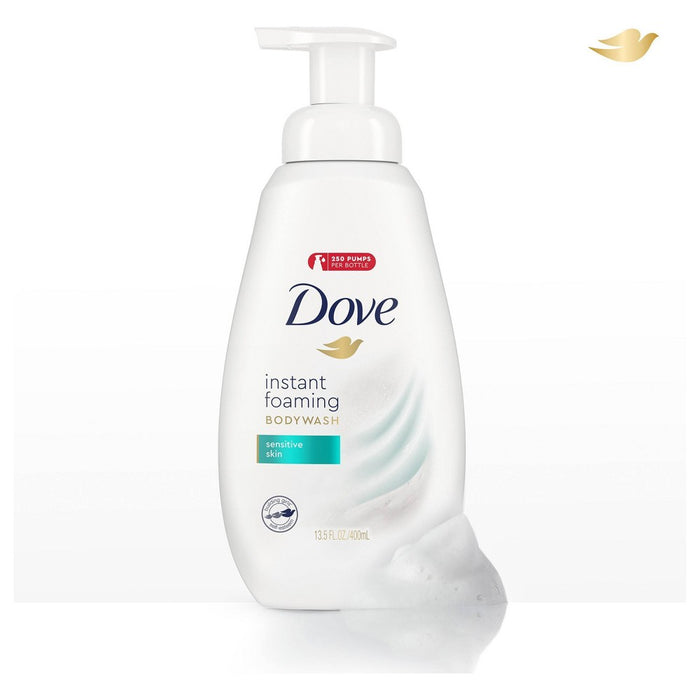 Dove Sensitive Skin Sulfate-Free Shower Foam Body Wash - 13.5 fl oz