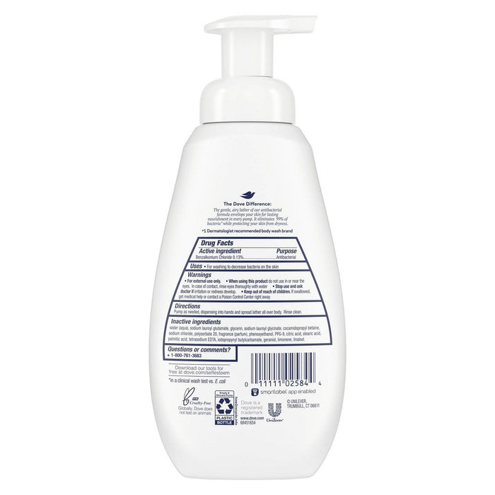Dove Sensitive Skin Sulfate-Free Shower Foam Body Wash - 13.5 fl oz