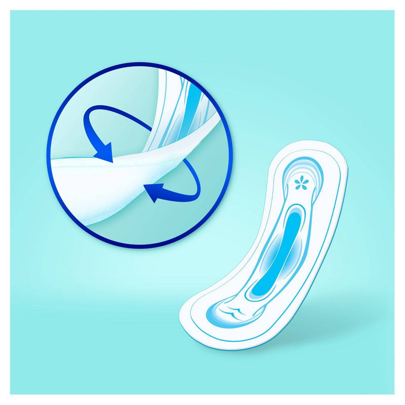 Always Ultra Thin Pads Size 2 Super Long Absorbency Unscented Without Wings - 40ct