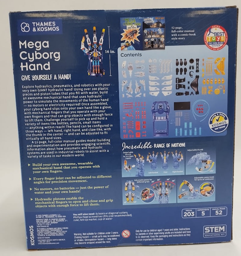 Thames & Kosmos Mega Cyborg Hand STEM Experiment Kit