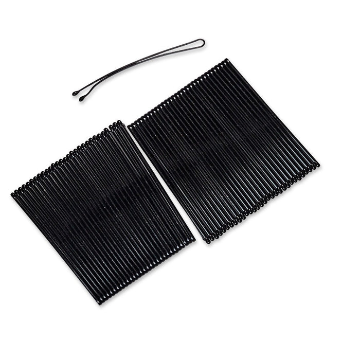 scunci Curved Bobby Pins - Black - 60pk