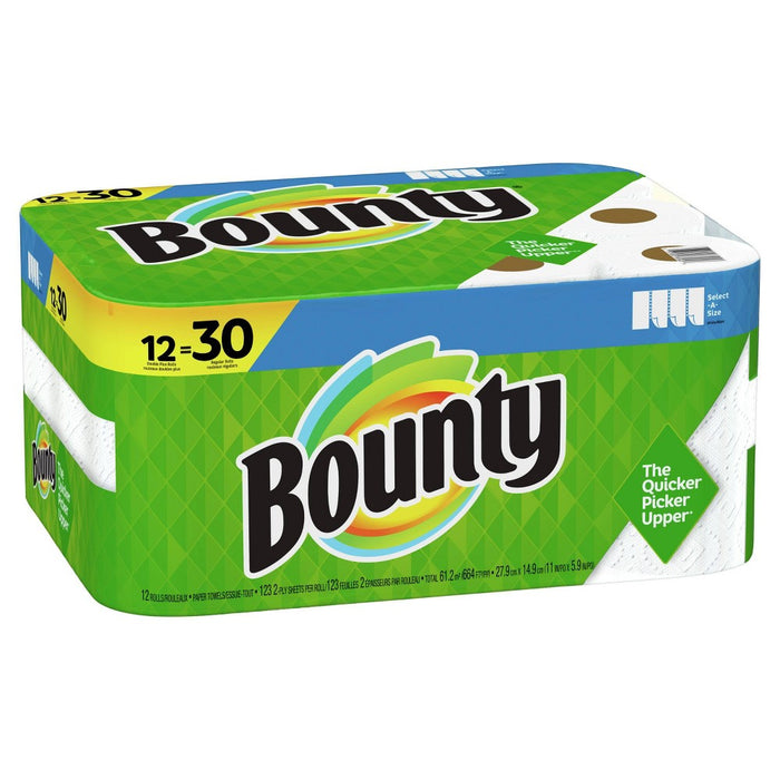 Bounty Select-A-Size White Paper Towels 12 Doubles Plus - 138ct (LOCAL PICKUP ONLY)
