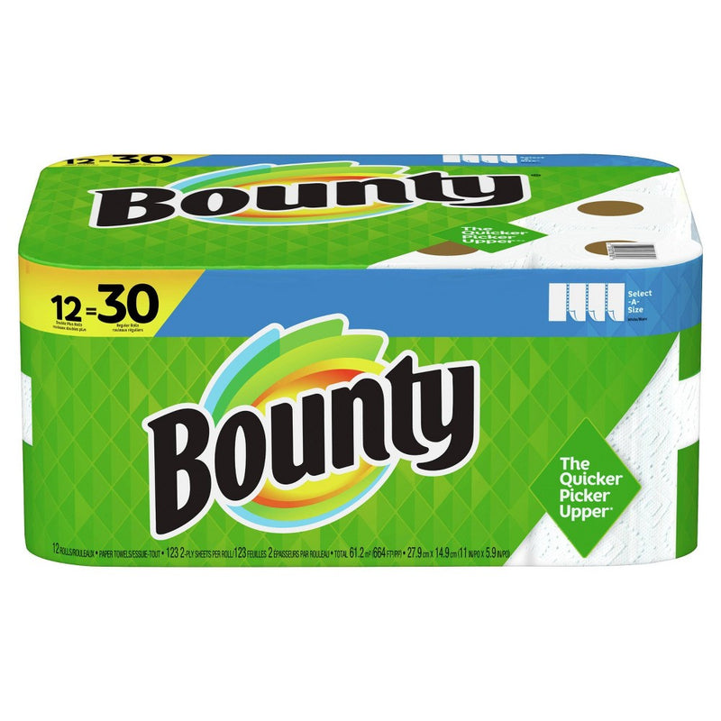 Bounty Select-A-Size White Paper Towels 12 Doubles Plus - 138ct (LOCAL PICKUP ONLY)