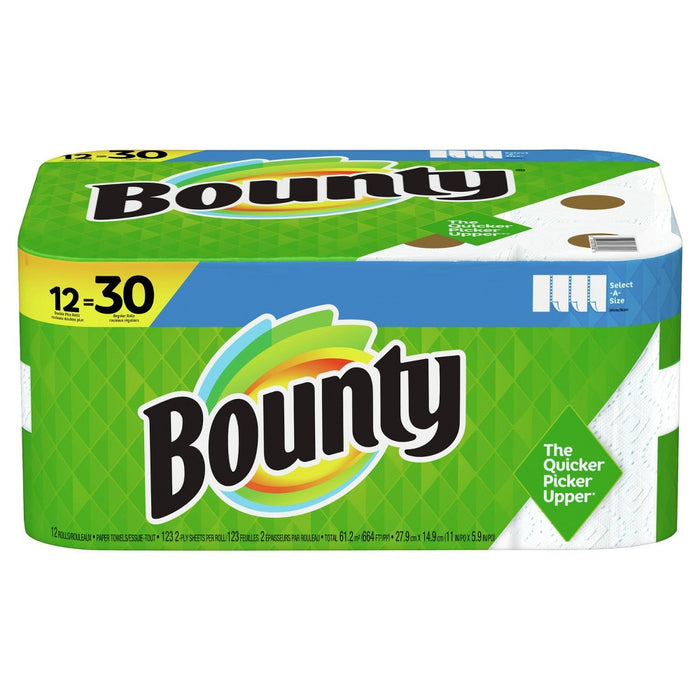 Bounty Select-A-Size White Paper Towels 12 Doubles Plus - 138ct (LOCAL PICKUP ONLY)