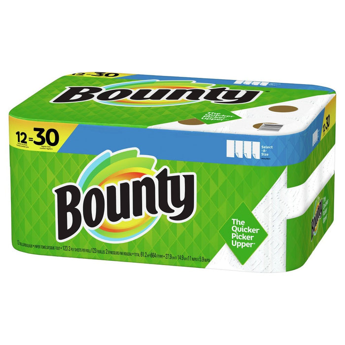 Bounty Select-A-Size White Paper Towels 12 Doubles Plus - 138ct (LOCAL PICKUP ONLY)