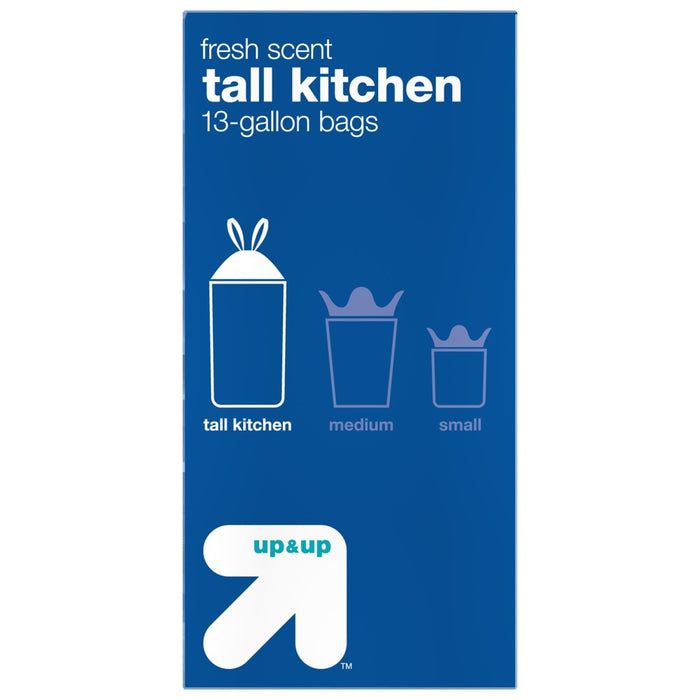 FlexGuard Tall Kitchen Drawstring Trash Bags - Fresh Scent - 13 Gallon - 100ct - up & up