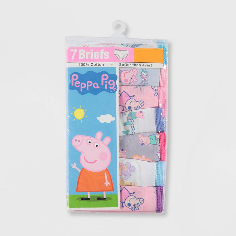 Toddler Girls' Peppa Pig 7pk Briefs - 2T-3T