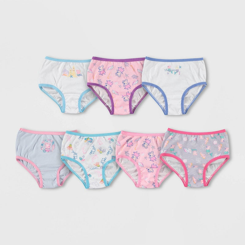 Toddler Girls' Peppa Pig 7pk Briefs - 2T-3T