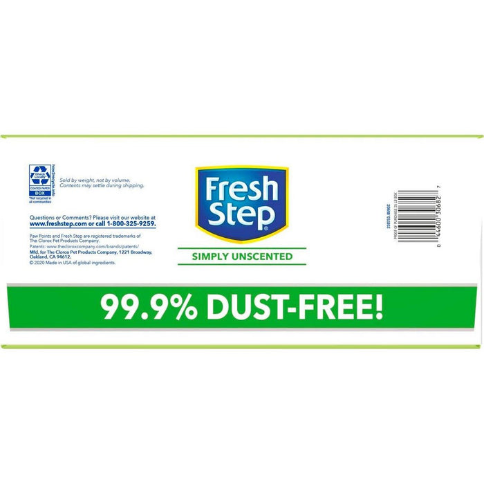 Fresh Step - Simply Unscented Litter - Clumping Cat Litter - 25lbs (LOCAL PICKUP ONLY)