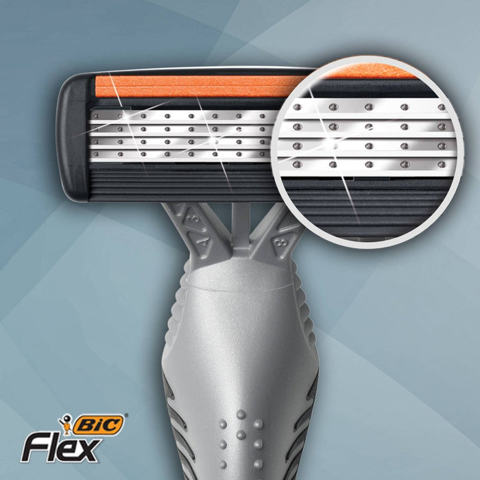 BIC Flex4 Titanium Sensitive Men's Disposable Razors - 3ct