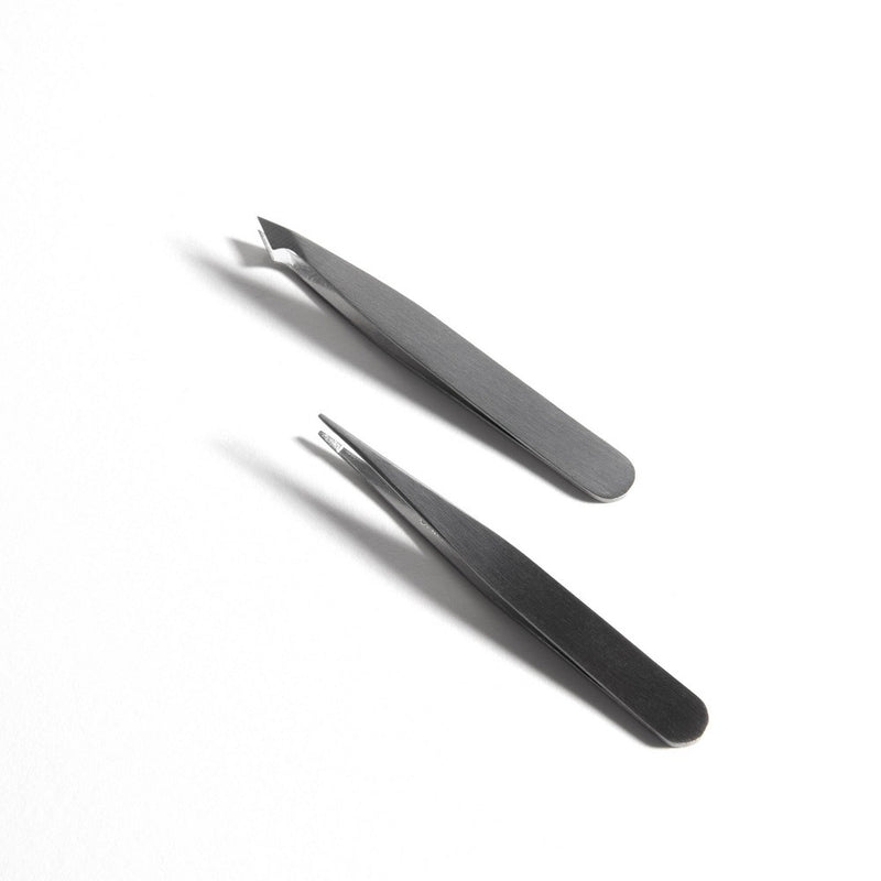 Trim Compact Slant Point Tweezers - 2 Pack