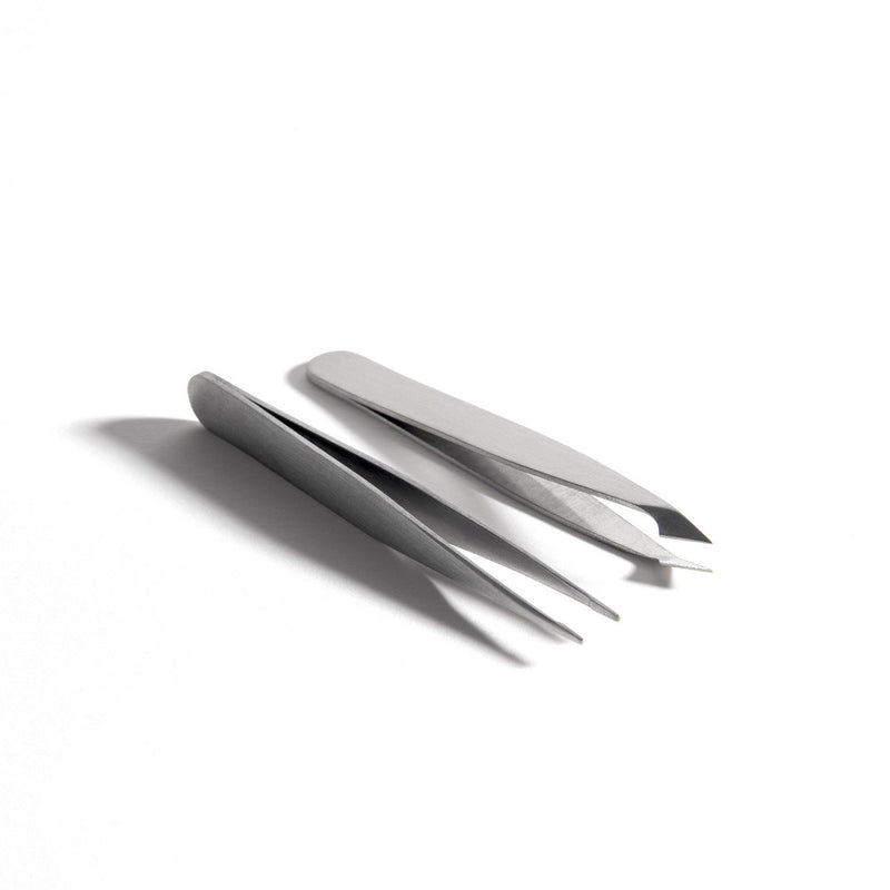 Trim Compact Slant Point Tweezers - 2 Pack