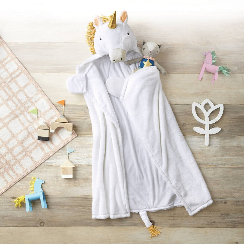 Unicorn Hooded Blanket - Pillowfort