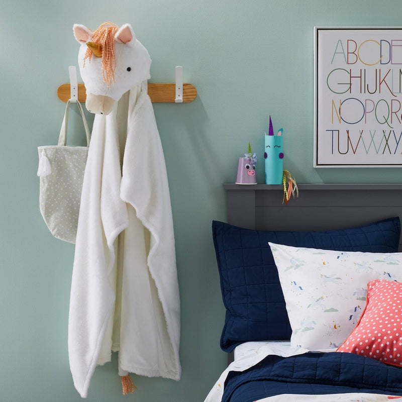 Unicorn Hooded Blanket - Pillowfort