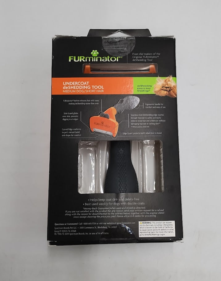 Furminator Short Hair Deshedding Tool For Dogs - M