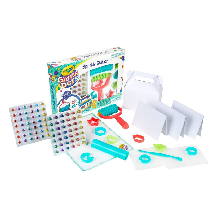 Crayola 106pc Glitter Dots Sparkle Station