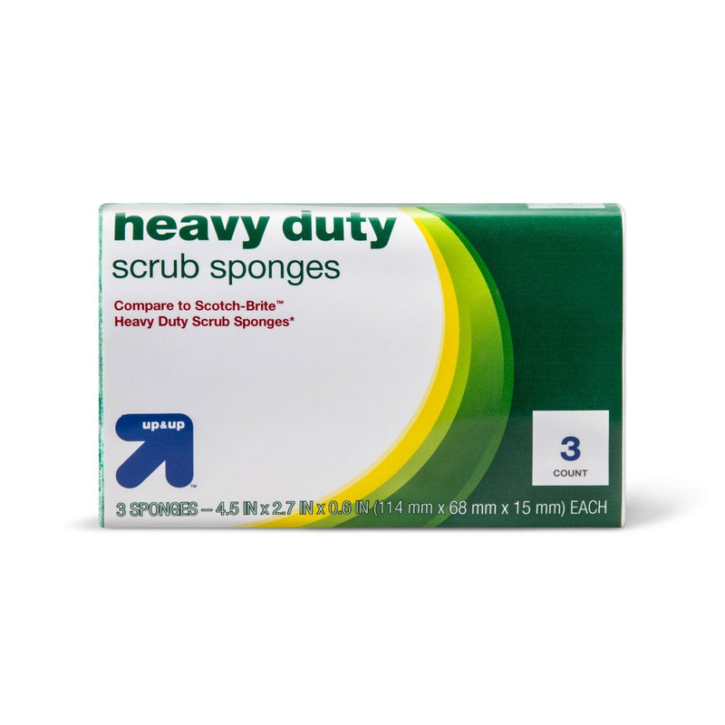 Heavy Duty Scrubbing Sponges 3ct - up & up