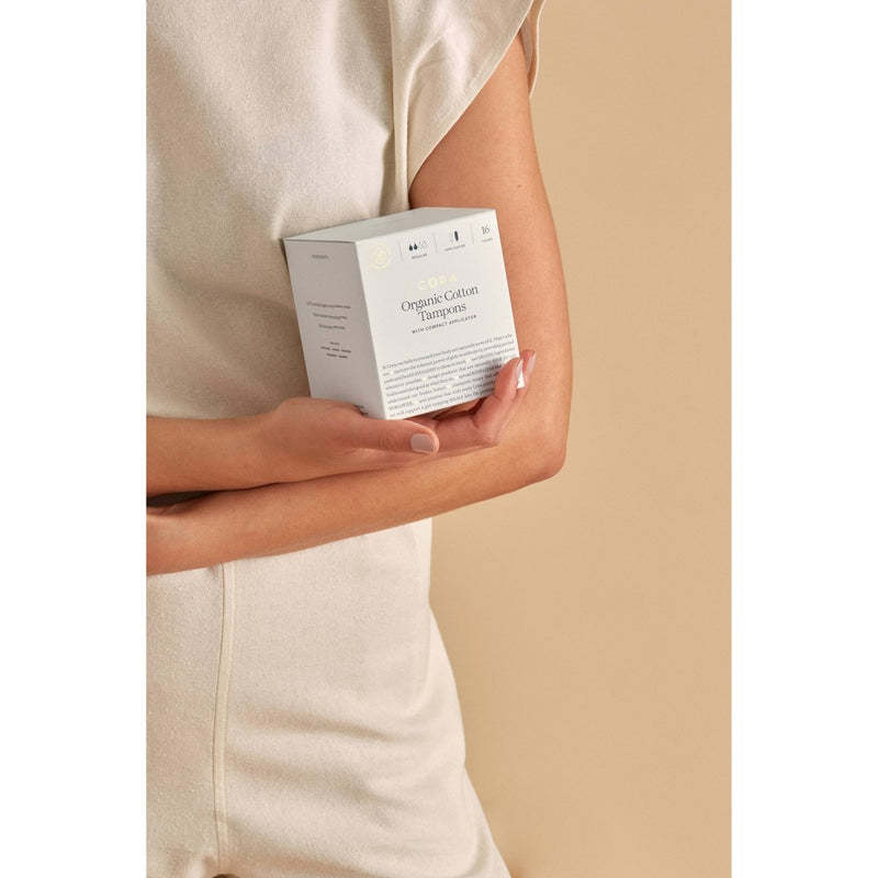 Cora Organic Tampons Mix Pack Regular/Super - 32ct
